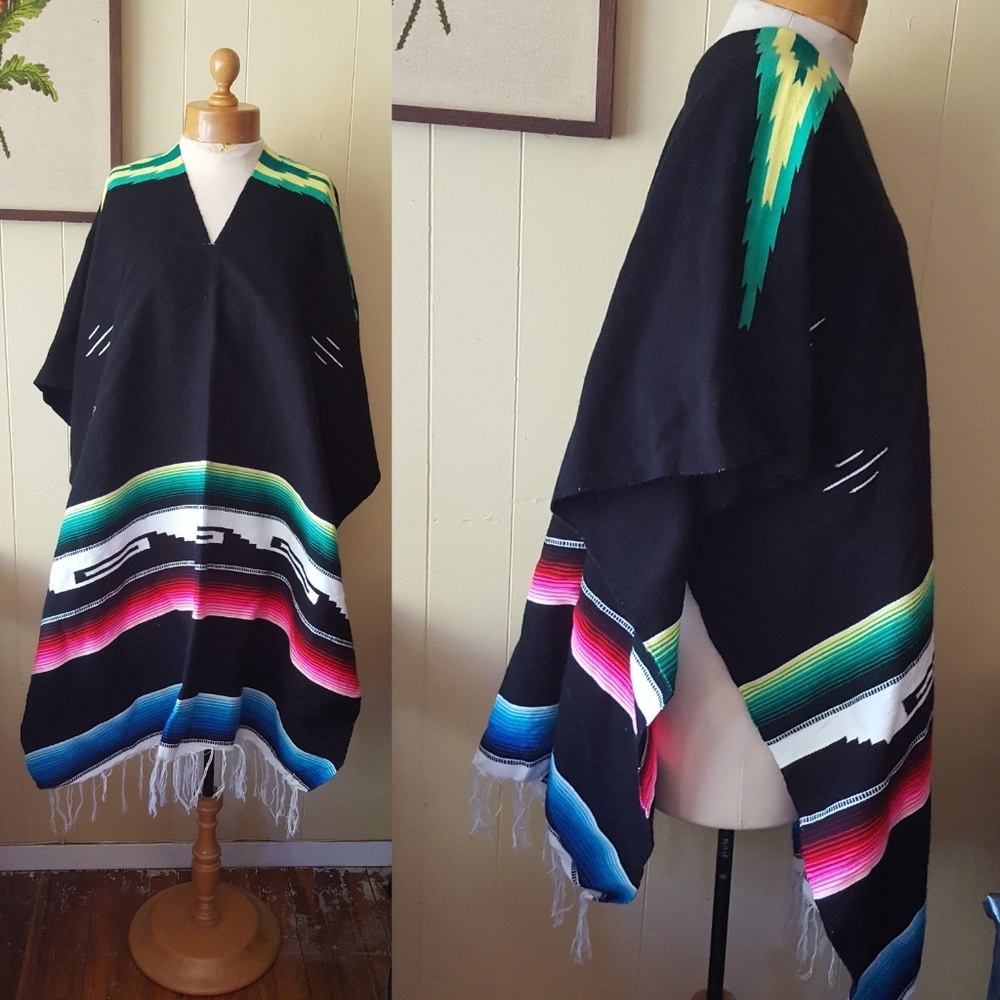 Vintage Mexican Poncho